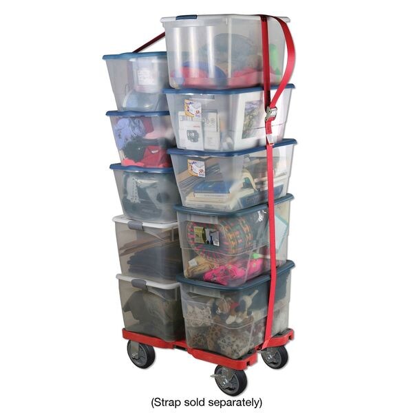 Gen. Prpose Dolly, Open, Flush, 1500lb, Red