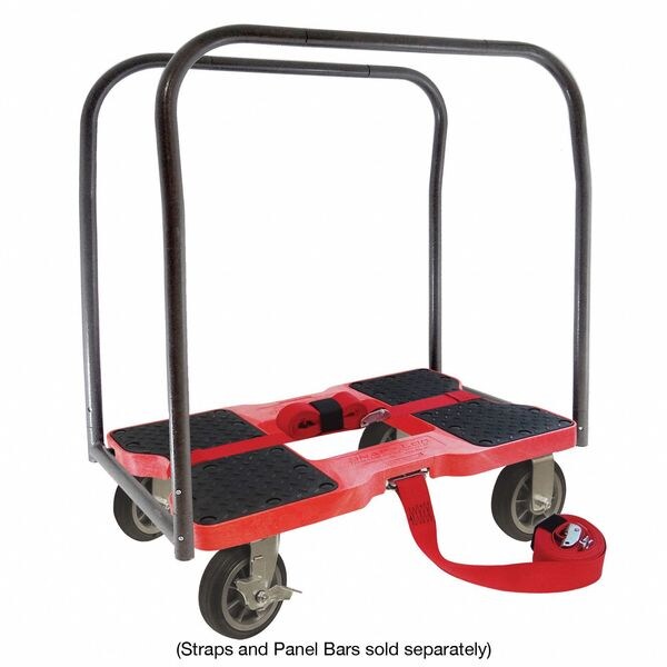 Gen. Prpose Dolly, Open, Flush, 1500lb, Red