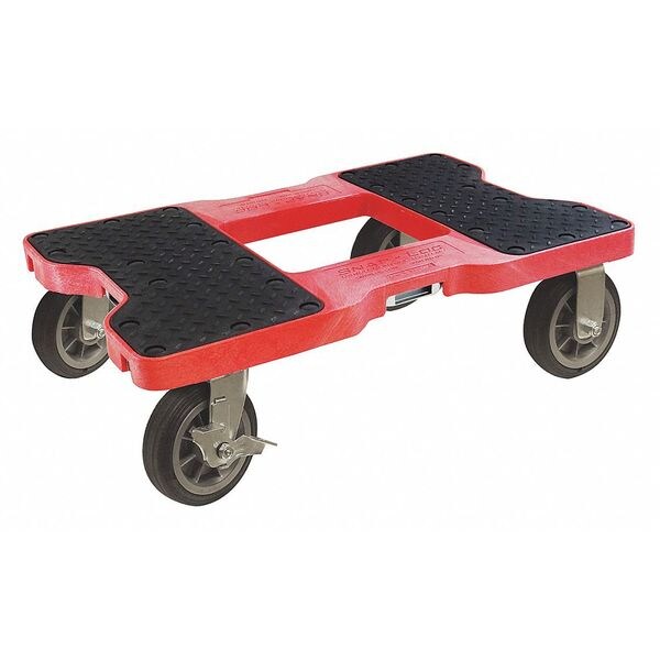 Gen. Prpose Dolly, Open, Flush, 1500lb, Red