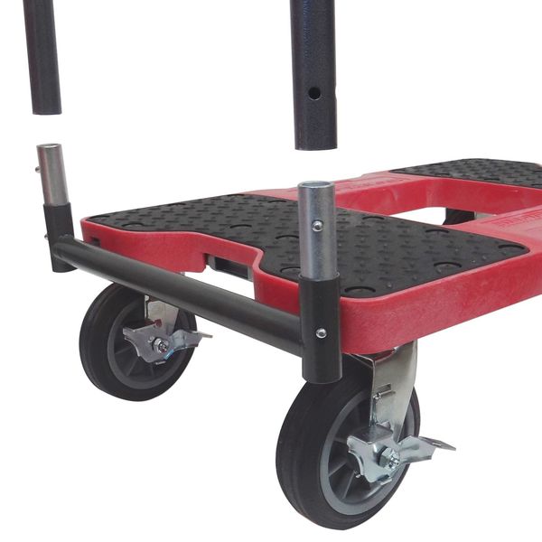 Platfrm Truck, 1500lb, 32inLx20-1/2inW, Red