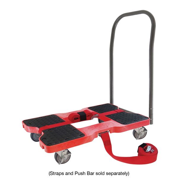 Gen. Prpose Dolly, Open, Flush, 7in H., Red