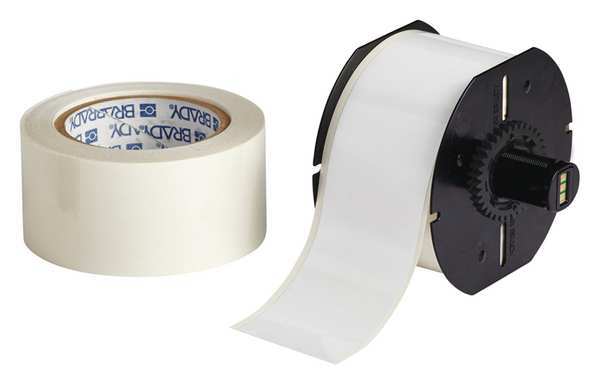 Label Tape Roll, White, 2-1/4 in. W