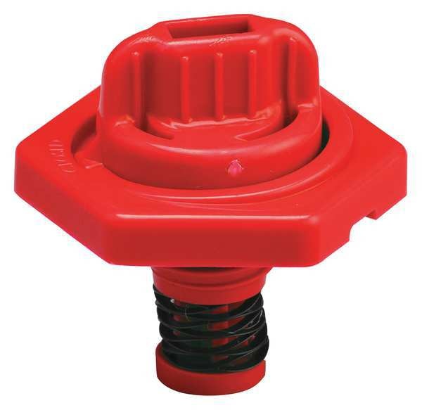 Breather Vent, HDPE, 1.50 in. H, Red