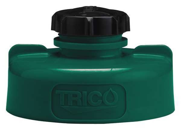 Storage Lid, HDPE, 3.25 in. H, Dark Green