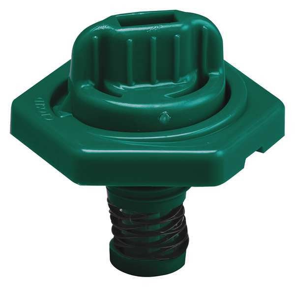Breather Vent, HDPE, 1.50 in. L, Dark Green