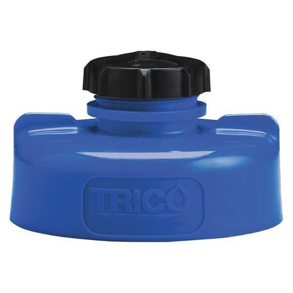 Storage Lid, HDPE, 3.25 in. H, Blue