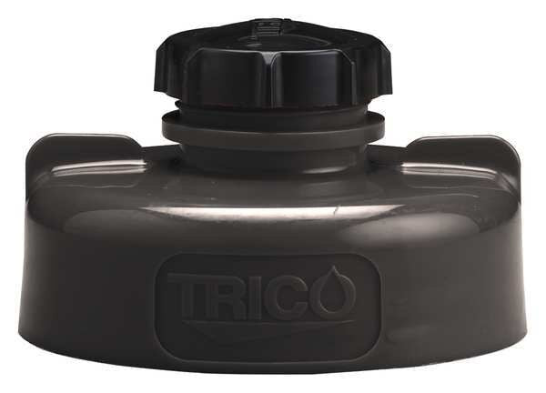 Storage Lid, HDPE, 3.25 in. H, Black