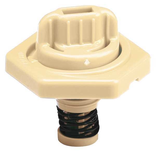 Breather Vent, HDPE, 1.50 in. H, Tan