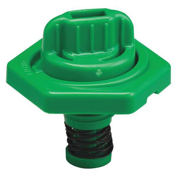 Breather Vent, HDPE, 1.50 in. H, Green