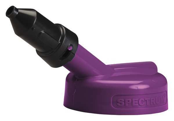 Storage Lid, HDPE, 6.25inH, 5.75in.L, Purple