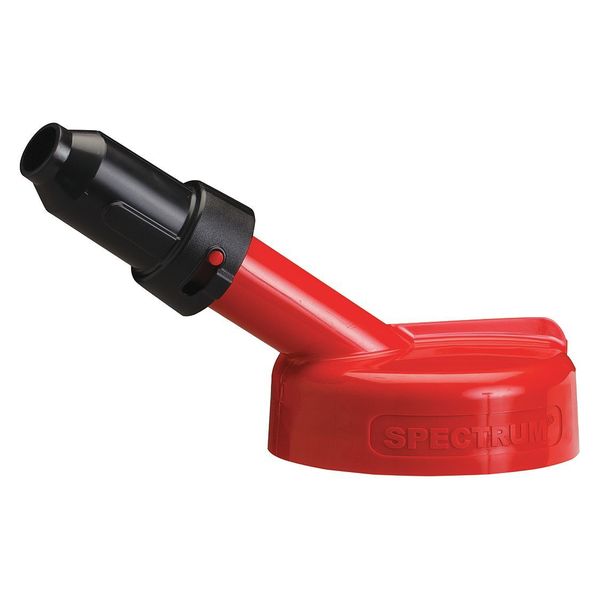 Storage Lid, HDPE, 6.25inH, 5.75in.L, Red