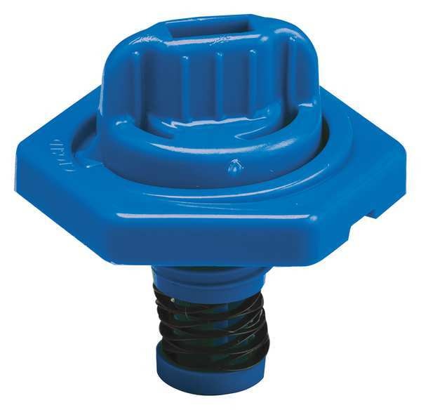 Breather Vent, HDPE, 1.50 in. H, Blue