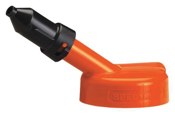 Storage Lid, HDPE, 6.25 in. L, Orange
