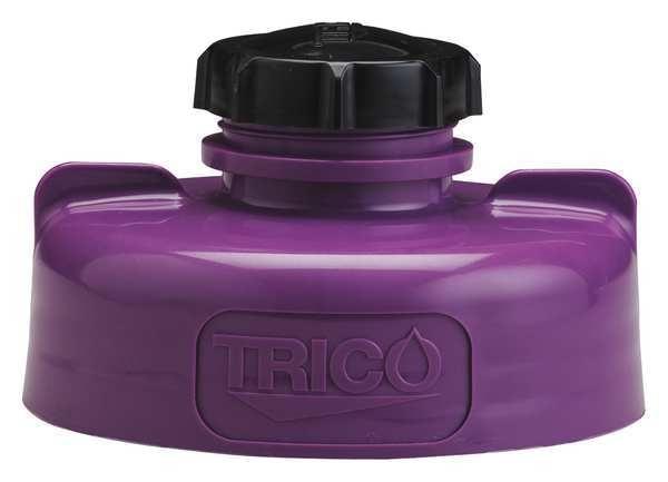 Storage Lid, HDPE, 3.25 in. H, Purple