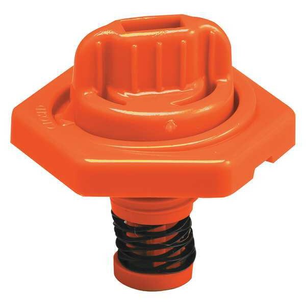 Breather Vent, HDPE, 1.50 in. H, Orange