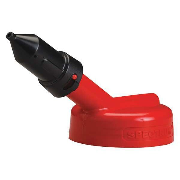 Storage Lid, HDPE, 6.25 in. H, Red
