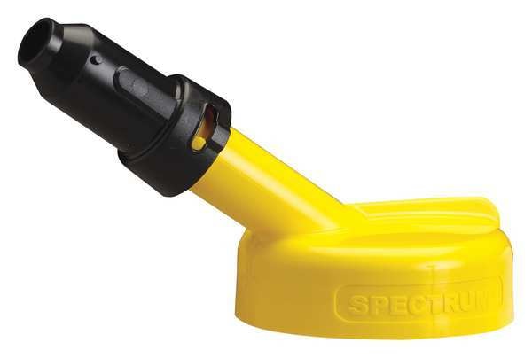 Storage Lid, HDPE, 6.25in.H, 5.75inL, Yellow