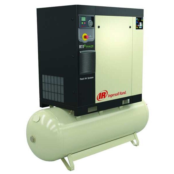 Rotary Screw Air Compressor, 120 gal, 26A