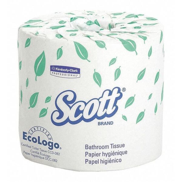 Professional Standard Roll Toilet Paper, 2-Ply Individually wrapped rolls, 550 Sheets/Roll, 80 Rolls