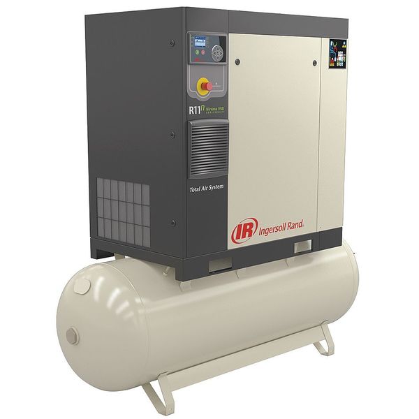 Rotary Screw Air Compressor, 80 gal, 25.8A