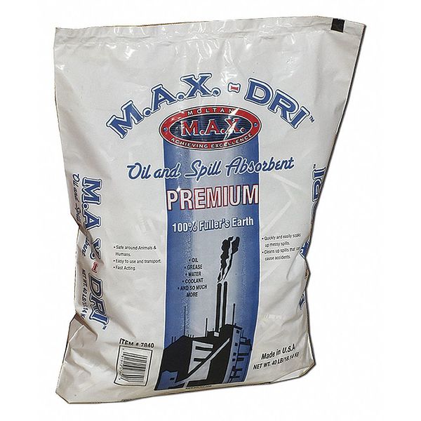 Absorbent, 40 lb., Clay Montmorillonite