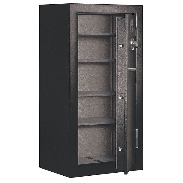 Gun Safe, Combination Dial, 425 lb, 16.5 cu ft, 1/2 hr, (24) Guns
