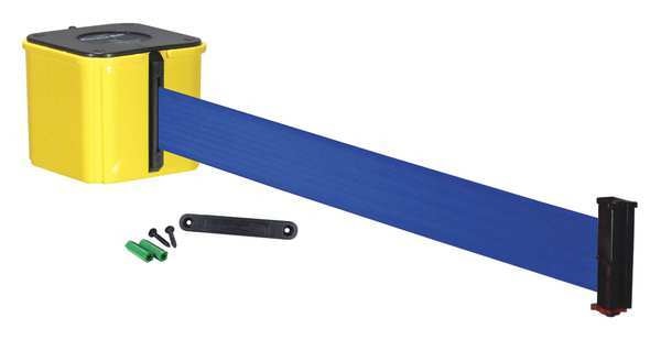 Retractable Belt Barrier, 15 ft., 4-1/2inW