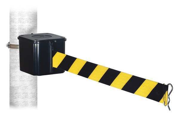 Retractable Belt Barrier, 15 ft., 4inH