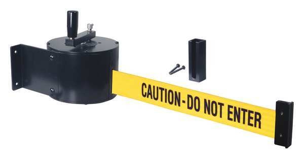 Retractable Belt Barrier, 50 ft., 8-1/2inH