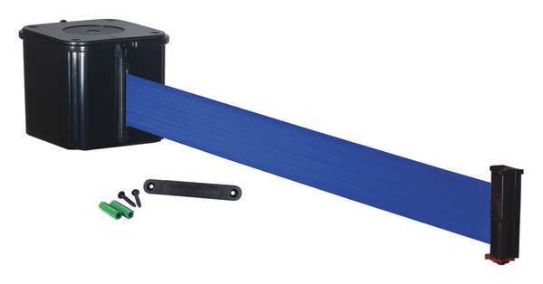 Retractable Belt Barrier, 30 ft., Blue