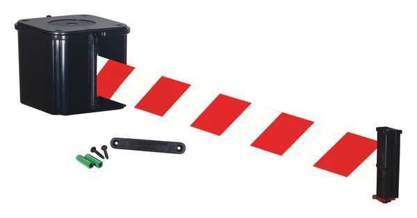 Retractable Belt Barrier, 30 ft., 4-1/2inW