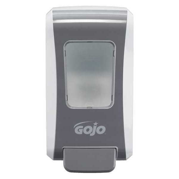 FMX-20 2000mL Foam Soap Dispenser, Push-Style, White/Gray