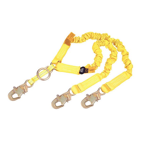 Rescue Lanyard, 6 ft., 310 lb. Weight Capacity, Yellow