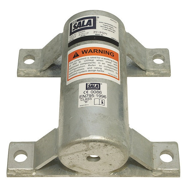 Davit Base, Wall Mount Concrete/Steel, Ga
