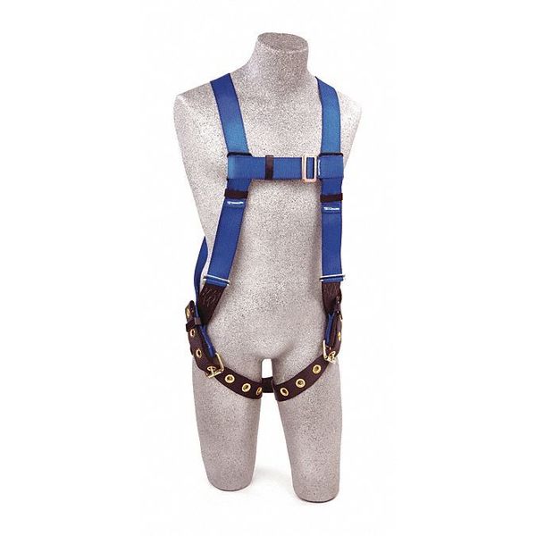 Full Body Harness, Vest Style, Universal, Polyester, Blue