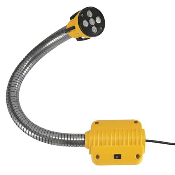 LED Dock Light, 15W, 42In, SS Arm, 120V