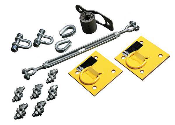 Lifeline Kit, 60 ft., Silver