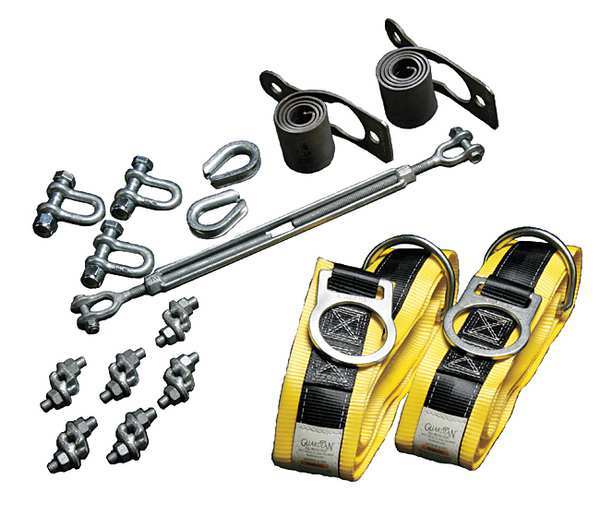 Lifeline Kit, 60 ft., Silver