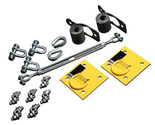 Lifeline Kit, 60 ft., Silver