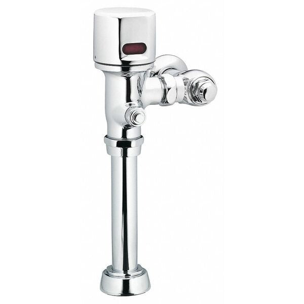1.28 gpf, Toilet Automatic Flush Valve, Chrome, 1 in IPS