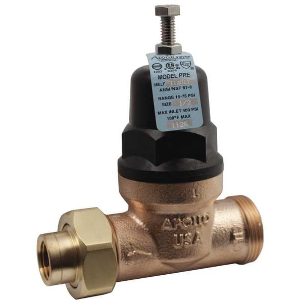 Water Pressure Reducing Valve, 3/4 In.