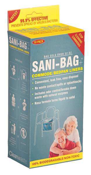 Bedpan/Commode Liner, PK10