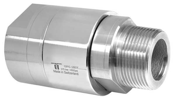 Rotary Union, DGE, NPTF x NPTM, 1 1/4In