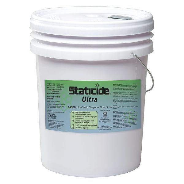 Floor Finish, ESDA 20.20 Standards, 5 gal.