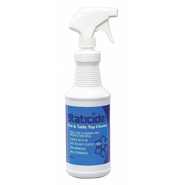Mat and Table Top Cleaner, 32 oz. Trigger Spray Bottle, Pleasant