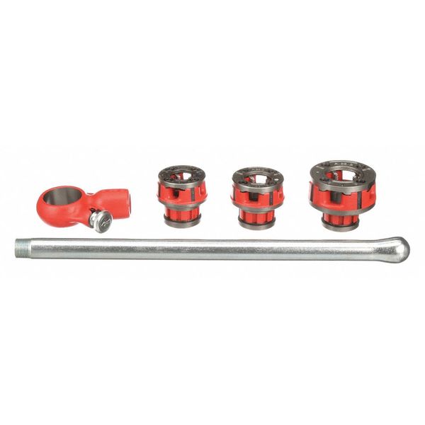 Manual Threader Die Head, Bolt Threading, NPT, 1/2 in Compatible Min Pipe Size, Right Hand