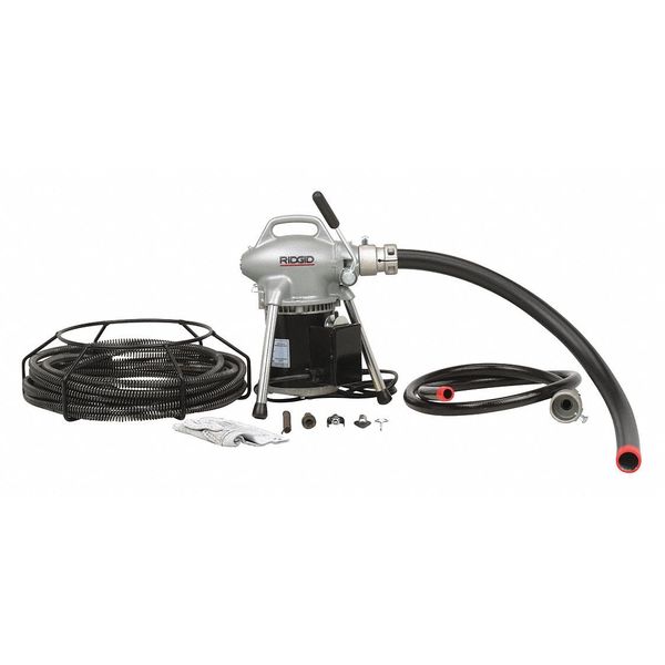 100 ft Corded Drain Cleaning Machine, 115V AC