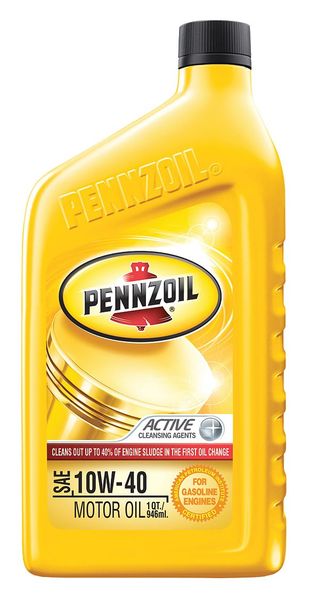 Engine Oil, 10W-40, Conventional, 1 Qt.