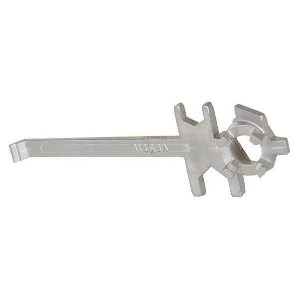 Drum Bung Wrench, Stainless Steel, 12
