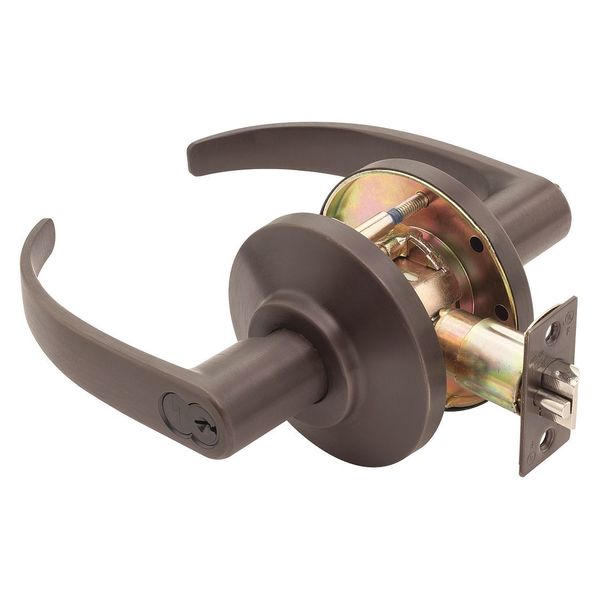Lever Lockset, Mechanical, Passage, Grd. 2
